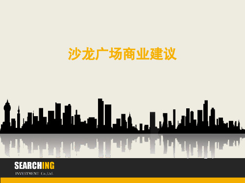 重庆沙坪坝沙龙广场商业建议报告