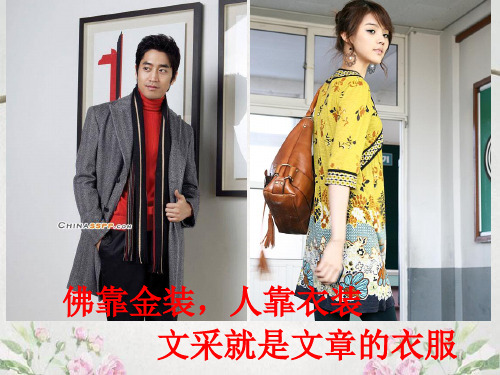 作文-初中作文训练序列之五——给文章穿上“亮丽的衣服”ppt优秀PPT