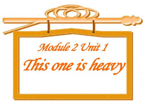 《This one is heavy》优选公开课件4