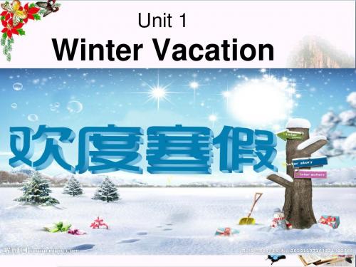 五年级英语下册Unit1《WinterVacation》(PartB) 优秀课件1(新版)闽教版