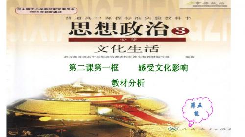 文化生活 教材分析