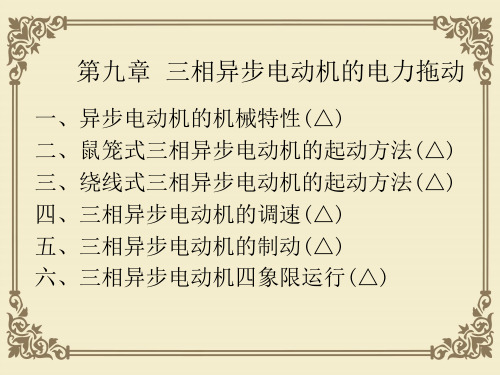 三相异步电动机的起动方法与特性(ppt 103页)