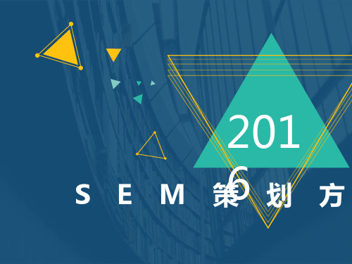 SEM策划方案(共 53张PPT)