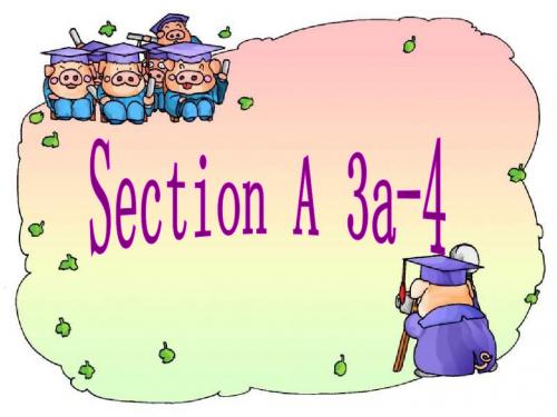 2014秋季新目标版九年级精美课件：unit 3 section A(3a-4c)