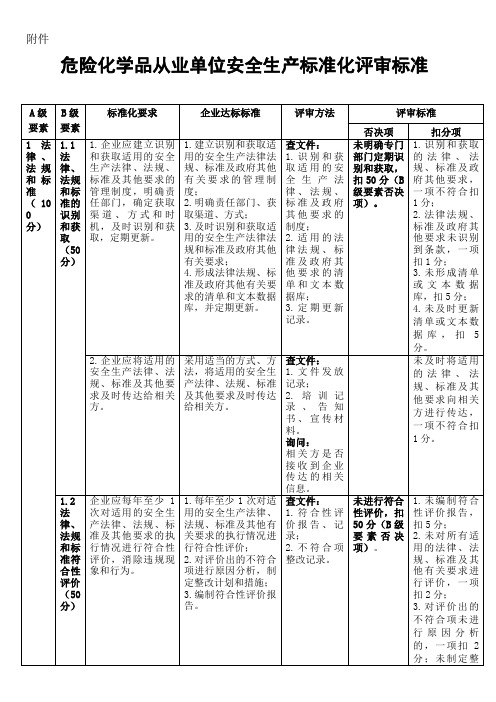 安全标准化评审标准(新)
