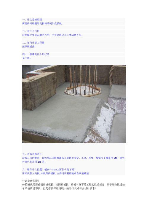 砖胎膜