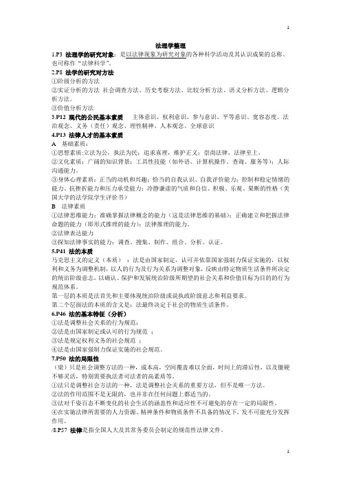 法理学整理