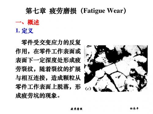 第7章疲劳磨损
