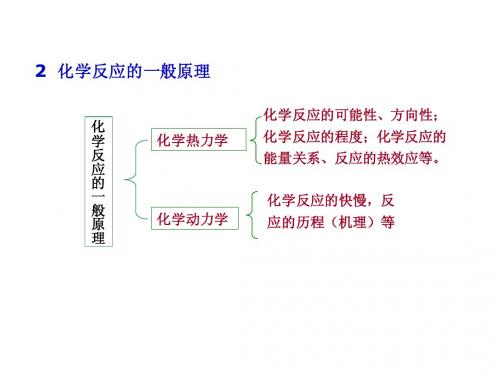 第二章 化学反应的一般原理