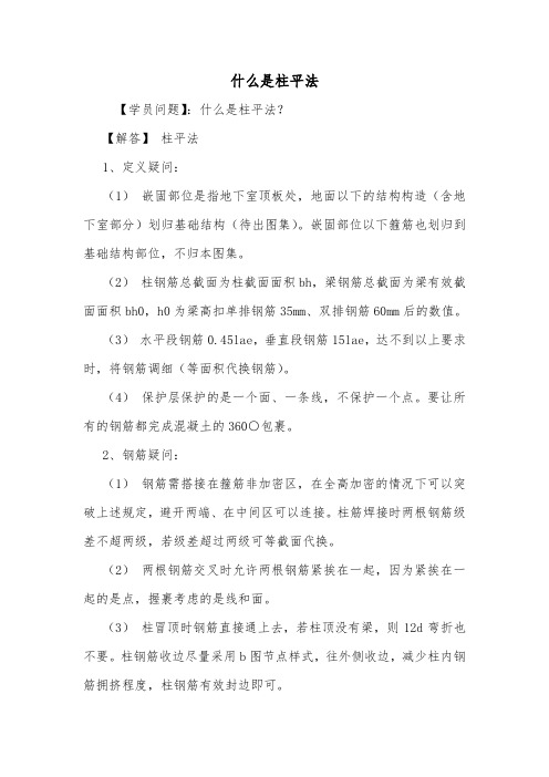什么是柱平法.doc