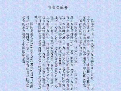 青奥会简介