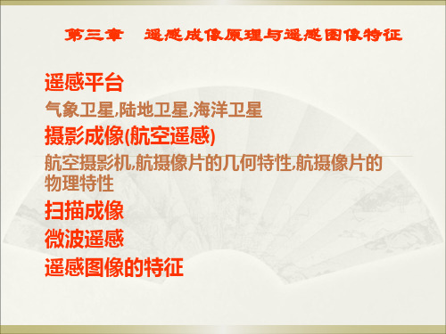 遥感成像原理与图像特征