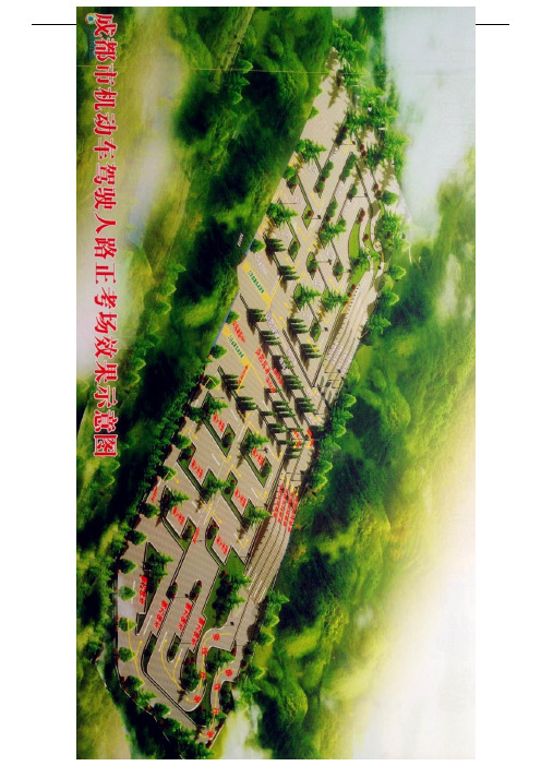 2013成都市路正科目二考场图解考试精简精炼版