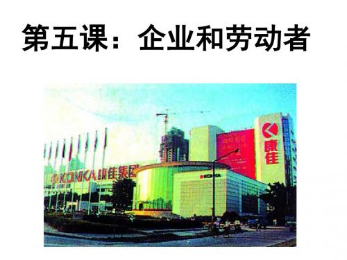 高一政治公司经营