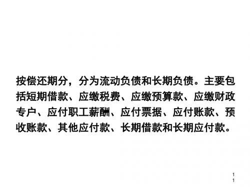 事业单位负债管理及薪酬管理知识分析(ppt29张)