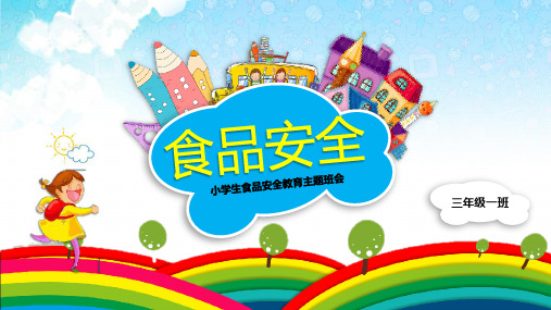 关于食品安全ppt背景图