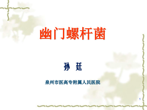 幽门螺旋菌.ppt