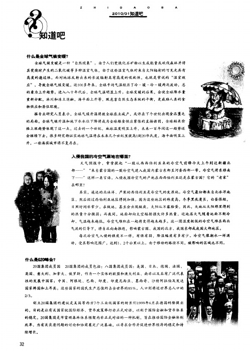 什么是G20峰会？