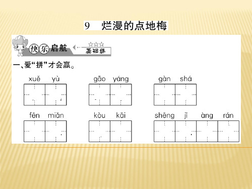 六年级上册语文课件 9 烂漫的点地梅 西师大版 (共9张PPT)