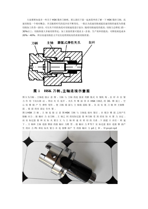 HSK刀柄的简单介绍