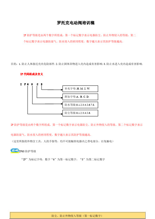 罗托克电动阀培训讲义