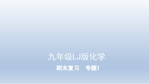 期末复习 专题一-2020年秋鲁教版九年级上册化学课件(共15张PPT)