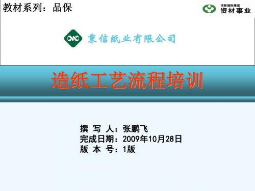 06 造纸工艺流程
