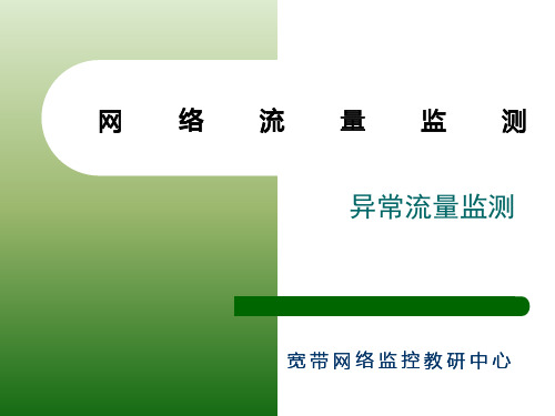 10-异常流量监测