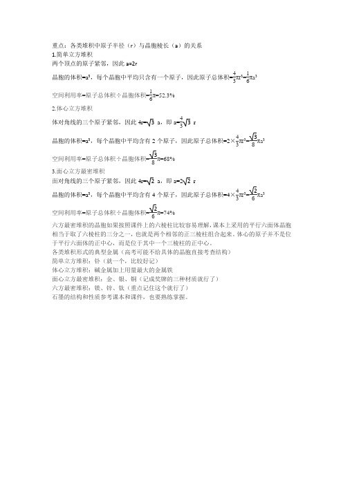 金属晶体讲解