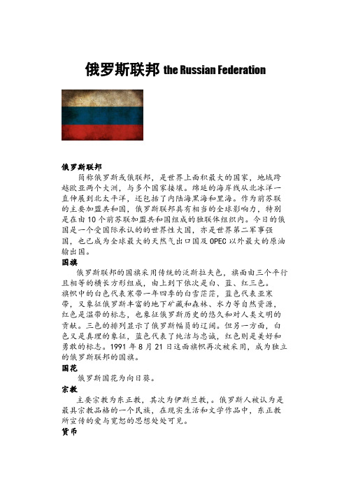 俄罗斯联邦