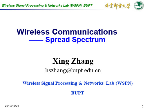 wireless comm 无线扩频技术 (ch7)