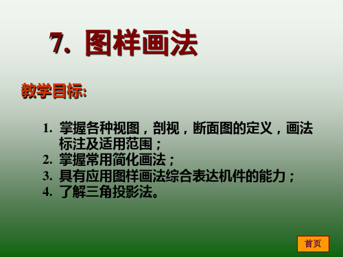 职业技术学院用第七章 图样画法