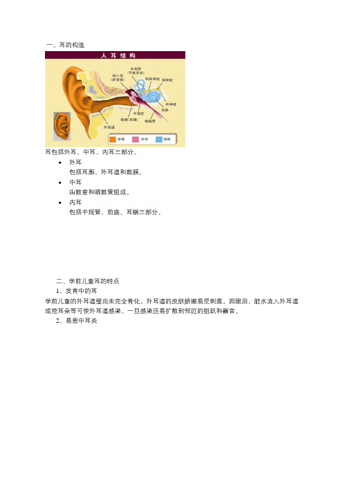 耳的特点