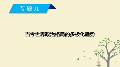 高中历史专题9当今世界政治格局的多极化趋势第1课美苏争锋课件人民版必修1