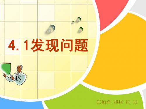 4.1发现问题 庄加兴