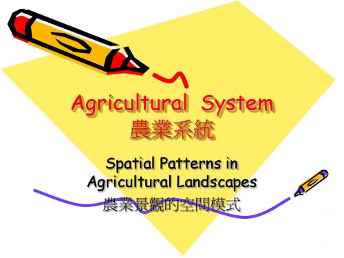 Agricultural System 农业系统