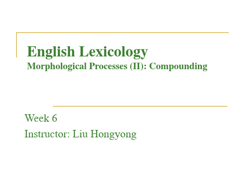 词汇学PPT