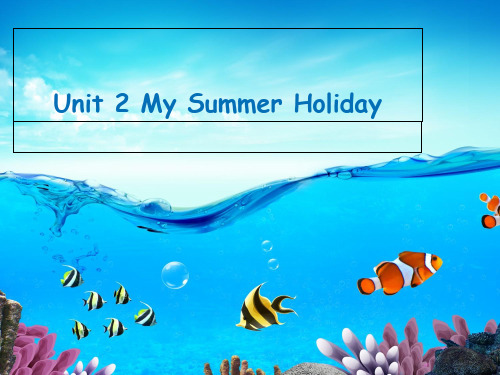 6AU2Mysummerholiday课件(小学课件)