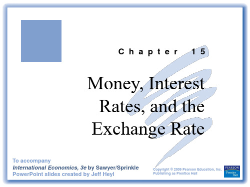 Chapter15MoneyInterest-Rates--and-the-ExchangeRate