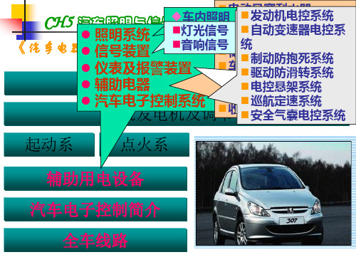 汽车电气设备与维修教案1——第5章照明与信号系统1