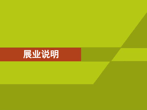 展业说明