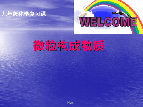 思想微粒构成物质专题复习的课件.ppt