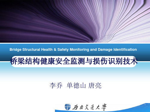 桥梁结构健康监测与损伤识别技术