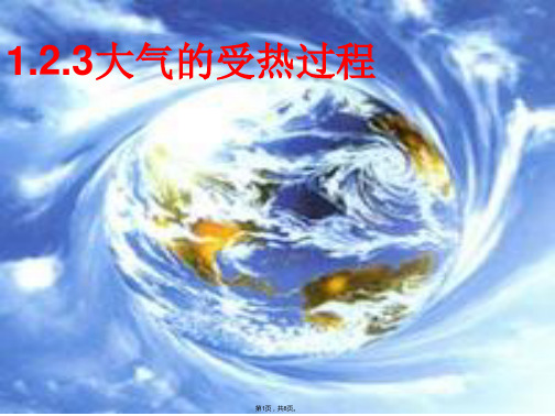 大气的受热过程(共8张PPT)