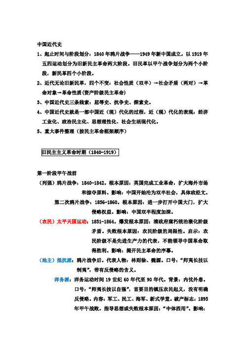 重大历史事件整理