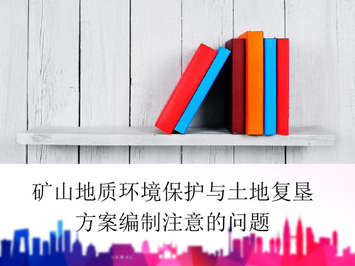 矿山地质环境保护与土地复垦方案编制注意的问题 PPT