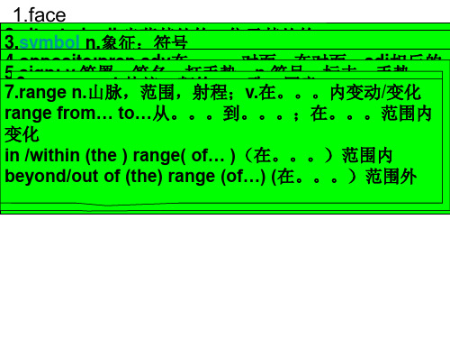 词汇用法