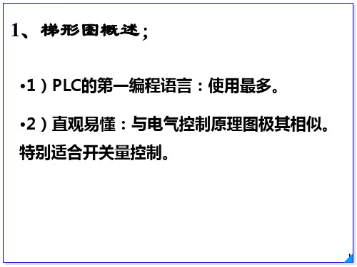 PLC梯形图绘制技巧ppt课件