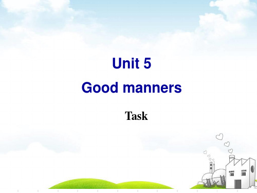 牛津译林版英语八年级下册(初二下学期) Unit5 Task课件(共22张PPT)