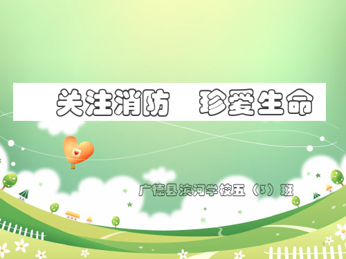 关注消防  珍爱生命ppt课件